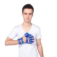 GHzzY Finger Training Device - Stroke Rehab Equipment Finger Splint - Finger Orthotics for Stroke/Hemiplegia & Traumatic Brain Injury,Blue,Right
