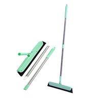 Kxtffeect 1Pce Removable Floor Squeegee with 35.8'' Stainless Steel Handle, Perfect for Water Removal/Window Cleaning