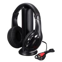 iMeshbean Hot 5 in 1 Hi-Fi Wireless Headset Headphone Earphone for TV DVD MP3 PC