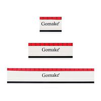 Gomake Block Squeegee with Soft Rubber Edge and Slim Microfiber Wrapped Edge, Include 3PCS in Different Size for Vinyl Wrap Decal and Window Tint Film Installing, Mirror and Window Glass Cleaning