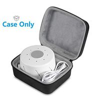 Hard Storage Case for Marpac Dohm Classic White Noise Sound Machine, Dohm Classic Case with Hard EVA Leather and Flannel Fabric Interior, Protective Carrying Case for Home and Travel (Black)