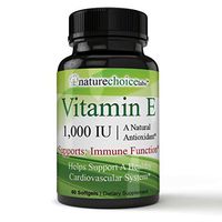 Premium Ingredients, Enhance Well-Being & Wellness - Highly Concentrated Vitamin E Supplement, 1000 IU Soft-gels, Superior Quality Natural Antioxidant