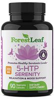 5-HTP Serenity Daily Serotonin Supplement Helps Boost and Improve Mood, Relaxation and Brain Function Helps Regulate Sleep and Appetite  by ForesLeaf 200 mg 90 V-Caps