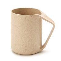 YunNasi Unbreakable Plastic Cup for Coffee Tea Water Wheat White