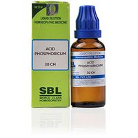 SBL Acid Phosphoricum 30 CH (30ml) Weakness, Debility, hairfall, pimples, sleeplessness, Memory Loss.