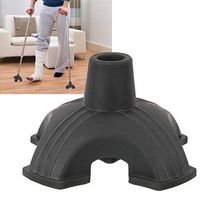 Tri Ferrule, Support Cane Tip, Self Standing Rubber Four Base Support Anti Skid Walking Cane Pad,19mm Adds Stability to Your Walking Cane