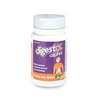 Digesta Alpha - A Multi-Enzyme Reparation That Effectively Manages The Symptoms of Dietary Intolerance. Helps Prevent and Stop Gas, Bloating and Pain. Vegan, Vegetarian and Kosher. Ideal for IBS