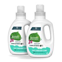 Seventh Generation Concentrated Baby Laundry Detergent, Fresh Scent, 40 Fl Oz, Pack of 2