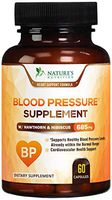 Blood Pressure Supplement Extra Strength Heart Support 685mg - Heart Health Vitamins - Made in USA - Best Natural BP Support Pill with Garlic, Hawthorn & Hibiscus - 60 Capsules