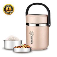 Home big wrist Electric Lunch Box Insulated Lunch Boxes, Food Warmer Lunch Box Leak-Proof Stainless Steel Portable Cooking Lunch Box for Travel, Students, 0ffice Workers, Etc Decorative hotel retro so