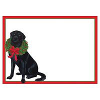 Caspari Black Labs Self-Adhesive Gift Tags, 36 Labels Included