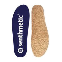 Senthmetic Natural Cork Insoles Blue Mesh Surface High Arch Support Orthotics Insoles Replacement Shoes Inserts for Flat Feet Pronation Relieve Foot Pain Shoe Insoles-Woman 8/Man 7