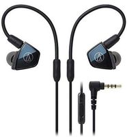 Audio-Technica ATH-LS400iS In-Ear Quad Armature Driver Headphones with In-Line Mic & Control