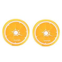 Demarkt 2 Pcs Mini Cute Lemon Shaped Pill Storge Boxes Dispenser (Orange)