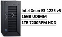 2017 Newest Flagship Dell PowerEdge T30 Business Mini Tower Server, Intel Quad-Core Xeon E3-1225 v5, 16GB UDIMM RAM, 1TB HDD 7200 RPM SATA, DVD+/-RW, HDMI, No Operating System, Black