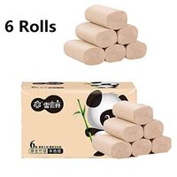 Toilet Paper, 6 Rolls Silky & Smooth Soft Professional Series Premium 4-Ply Toilet Tissue Rolls, Home Kitchen Toilet Paper for Daily Use, 6 Rolls (Khaki)