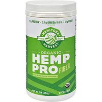 2Pack! Manitoba Harvest Organic Hemp Pro Fiber - 16 oz