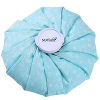 Neotech Care Ice Bag for Injuries, Swelling, Headache, Pain Relief, First Aid - Cold Pack Screw Top Lid - Reusable, Refillable, Flexible & Waterproof Pouch/Bladder Style (11 inch, Snow Design)