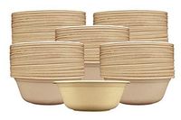 [1500 COUNT] 48 oz Round Disposable Bowls - Natural Sugarcane Bagasse Bamboo Fibers Sturdy 48 Ounce Compostable Eco Friendly Environmental Paper Bowl Alternative 100% by-product Tree Plastic Free