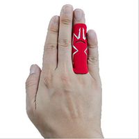 Chinashow Basketball Fingers Sleeve Support Protector Finger Protector for Arthritis Red