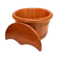 Foot Bath Barrel,Foot Tub,Wooden Barrels，Footbath，Solid Wood Thicken Foot Basin，Foot Spa Wooden Tub,Foot Basin Wooden Bucket