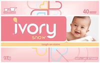 Ivory Snow Gentle Care Laundry Detergent, 40 Loads HE