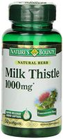 Nature's Bounty Milk Thistle 1000mg Softgels 50 ea (Pack of 8)