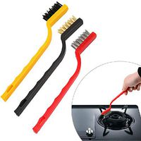 QJSDM Cleaning Sponge 3Pcs/Set 17cm Length Cleaning Brush Gas Cooker Pans Novelty Household Magnetic Cleaner Gas Range Burner Pot Hearth Cleaning Tool,3pcs