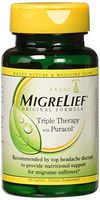 MigreLief Original Formula Triple Therapy with Puracol, 2 Count