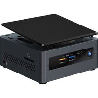 Intel NUC NUC7CJYH Mini PC/HTPC, Intel Core J4005 Upto 2.7GHz, 4GB DDR4, 256GB SSD, AC WiFi, Bluetooth 5.0, 4k Support, Dual Monitor Capable, Windows 10 Professional 64Bit (4GB Ram + 256GB SSD)