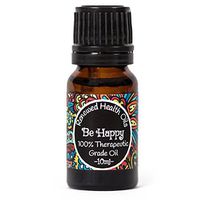 Be Happy Essential Oil Blend Pure Joy Essential Oil Blend 10 ml Uplifting Joyful Blend to Make You Feel Happy! (Jasmine Geranium Bergamot Rosewood Rose Ylang Ylang) 100% Therapeutic Grade