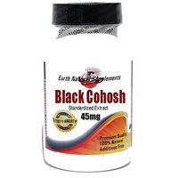 Black Cohosh Standardized Extract 40mg * 200 Capsules 100% Natural - by EarhNaturalSupplements