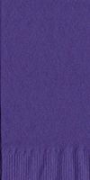 200 Purple Dinner / Hand Towel Napkins Plain Solid Colors