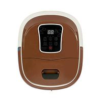 Foot Spa Bath Massager, Automatic Motorized 3D Shiatsu Roller Massaging with Heater, O2 Bubbles, Adjustable Time & Temperature, LED Display