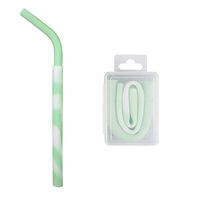 Ouniman Collapsible Reusable Straws- Silicone Straws Drinking Reusable, Portable Straws Reusable Collapsible with Case for Travel