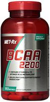 MET-Rx BCAA 2200 Amino Acid Supplement, Supports Muscle Recovery, 180 Softgels
