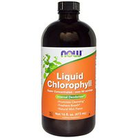 Now Foods Chlorophyll & Mint, 16 OZ LIQUID (Pack of 3)