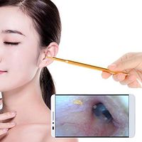 3-in-1 Earwax Removal Kit, Ear Cleaning Endoscope 1.0 Pixel HD Visual Ear Spoon Multifunctional Ear Inspection Endoscope Earpick Ear Cleaner, Ear Scope Ear Inspection Camera