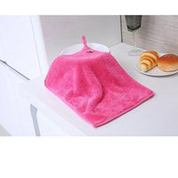 jii2030shann Dishes cloth towels rags absorbent wipe lint thickening kitchen table cloth wipe the bowl cloth coral velvet clean towel rag cloth wiping cloth towel lint-free cloth to wipe