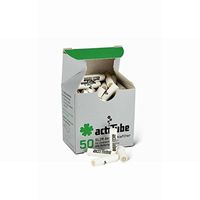 actiTube - activated CHARCOAL slim filters for rolling - 1 box = 50 filters