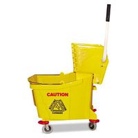 26-35QT. PLASTIC MOP BUCKET W/WRINGER - 1EA