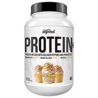 Inspired Nutraceuticals Protein+ | Pure Whey Protein Isolate, Collage, Digestive Enzymes, Probiotics | Vanilla Cream Cupcake | 27 Servings