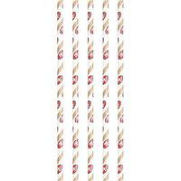 San Francisco 49ers Paper Straws, 72 ct