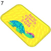 Super1798 Living Room Cartoon Animal Printed Entrance Floor Carpet Rug Anti-slip Door Mat -7#