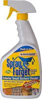 Spray & Forget SFPM1QT Exterior Small Surface Spray Trigger, 32 oz Bottle, 1 Count, Outdoor Cleaner, Mold, Mildew Remover
