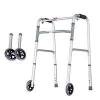 LIBWX Old Man Walker Four-Legged Walker Pulley/No Pulley Assisted Walker Four-Legged Walking Stick,B#