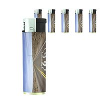 Route 66 Set of 5 Lighters D2 Historic Famous U.S. Roads Will Rogers Highway Travel
