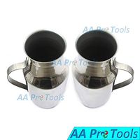 AAProTools 2 Pcs Stainless Steel Male Urinal with Handle - Brand New