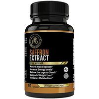 Pure Saffron Extract for Eye Health- Natural Appetite Suppressant Weight Loss Pills- Mood Booster Anti-Anxiety Saffron Supplement for Depression- Hunger Suppression for Women and Men-Saffron Capsules