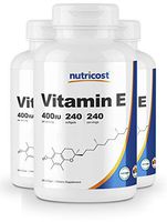 Nutricost Vitamin E 400 IU, 240 Softgel Capsules (3 Bottles)
